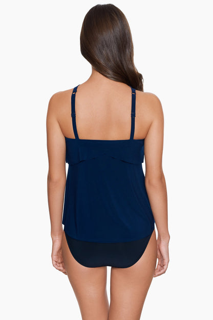 Miraclesuit Navy Magicsuit Square Cut Carolina Wire-Free Tankini