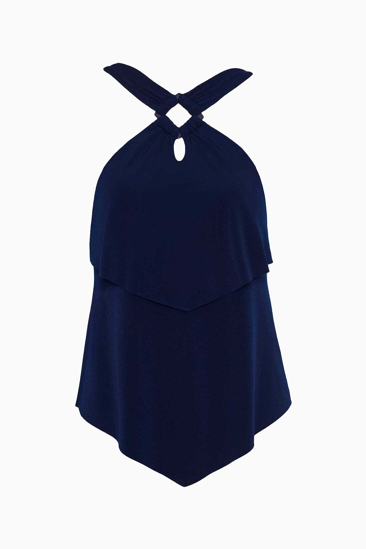 Miraclesuit Navy Magicsuit Square Cut Carolina Wire-Free Tankini