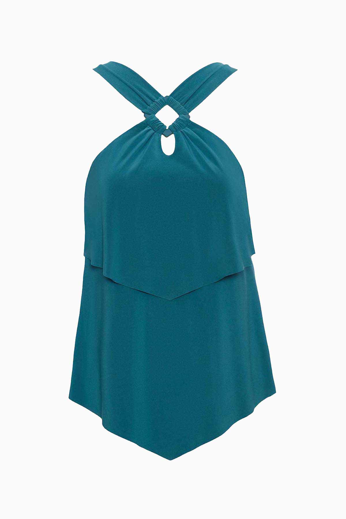Miraclesuit Navy Magicsuit Square Cut Carolina Wire-Free Tankini