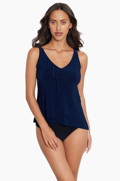 Miraclesuit Navy Magicsuit Cascade Amira Tankini