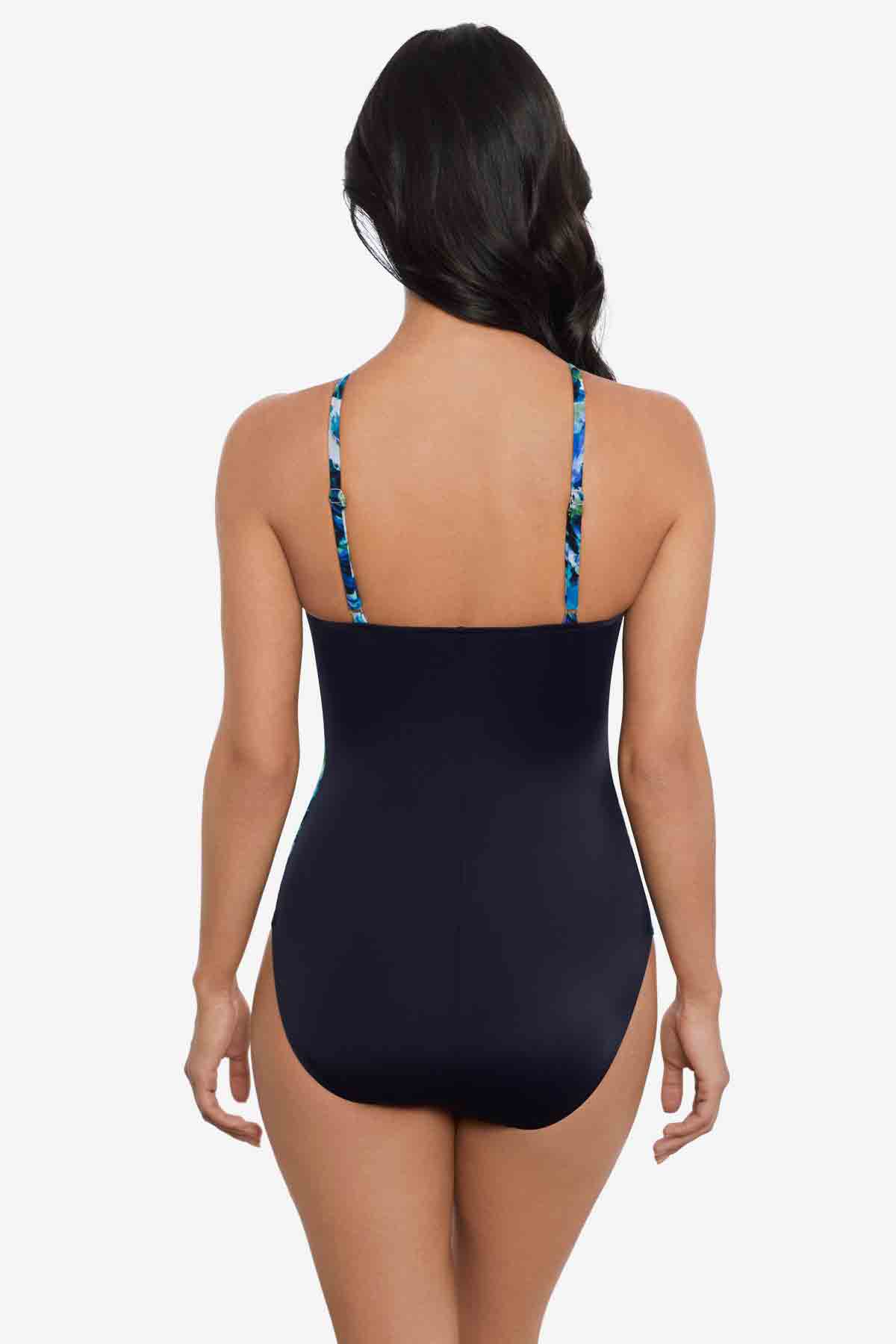Miraclesuit Black/Multi Magicsuit Chanticleer Jill One Piece Swimsuit