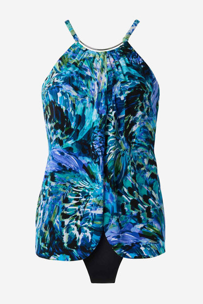 Miraclesuit Black/Multi Magicsuit Chanticleer Jill One Piece Swimsuit