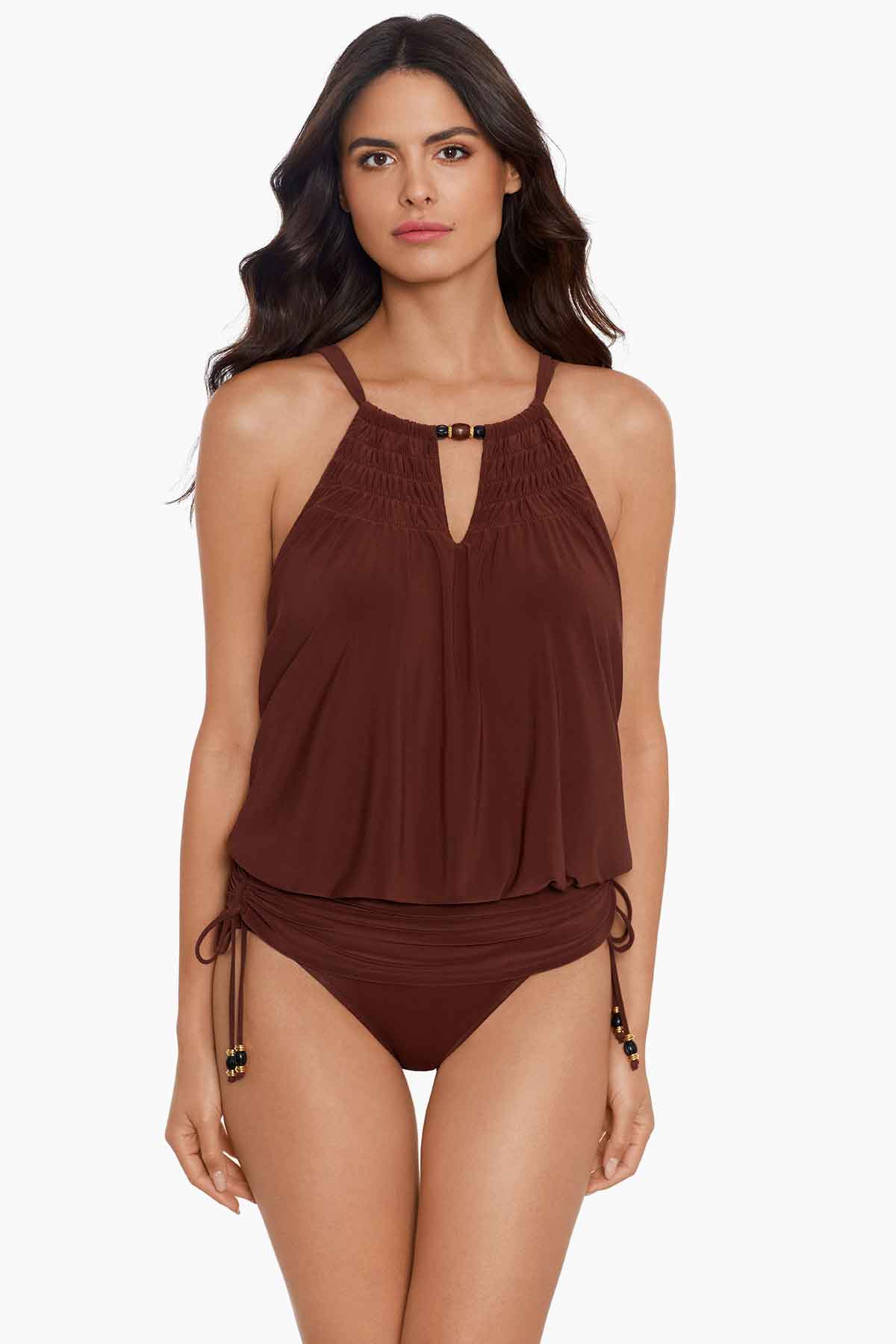 Miraclesuit Chestnut Magicsuit Marley Shanice One Piece Swimsuit