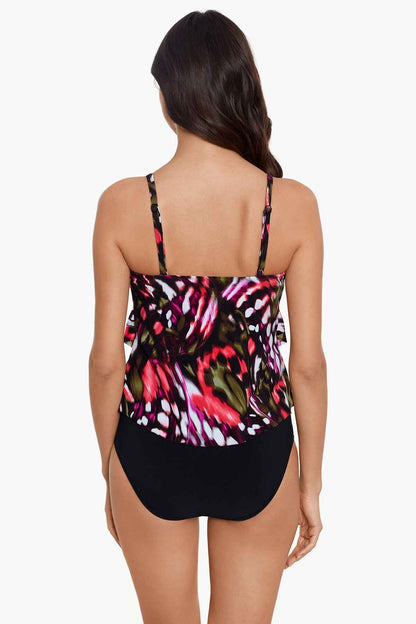 Miraclesuit Black/Multi Magicsuit Flutter Rita Tankini