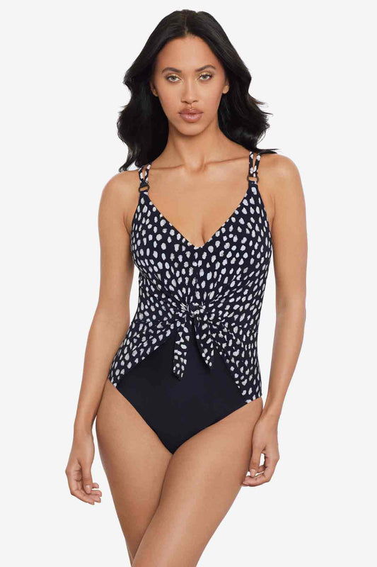 Miraclesuit Black/White Magicsuit Pebbles Saki One Piece Swimsuit