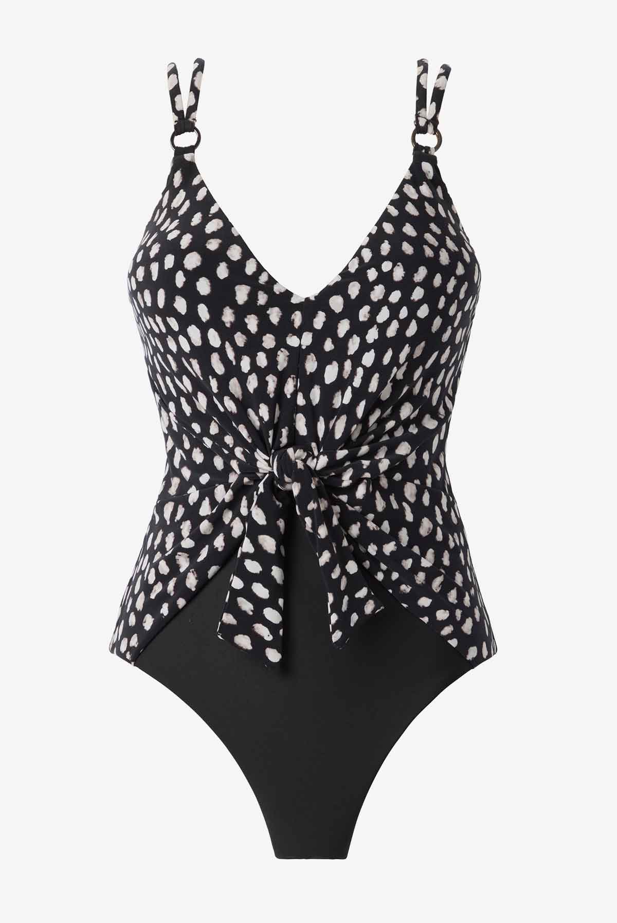 Miraclesuit Black/White Magicsuit Pebbles Saki One Piece Swimsuit