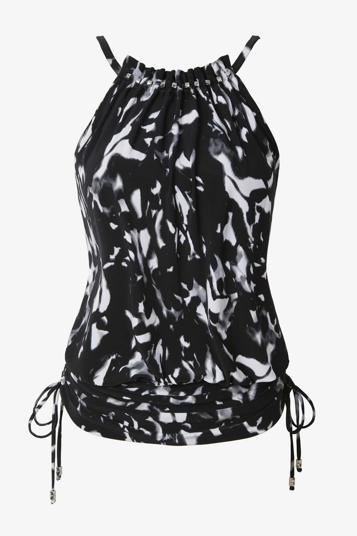 Miraclesuit Black/Multi Babs Tankini Top in Dream State