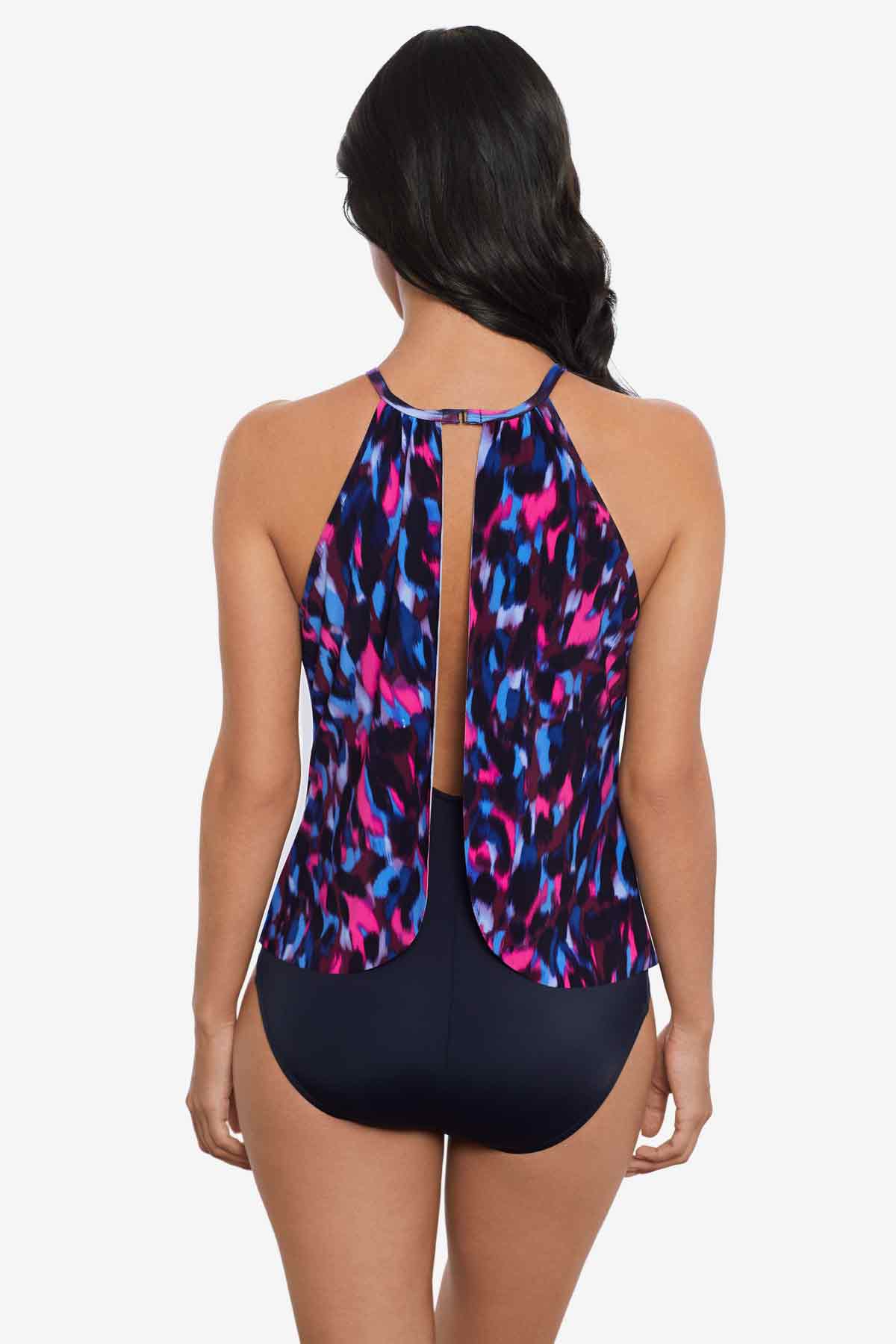 Miraclesuit Black/Multi Magicsuit Cherry Bomb Aubrey One Piece Swimsuit