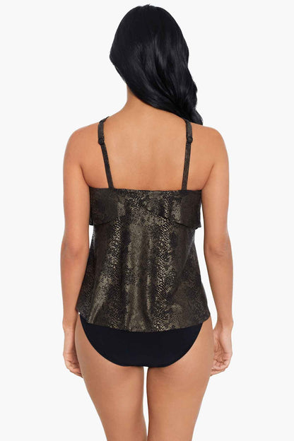 Miraclesuit Black/Brown Magicsuit Xantu Carolina Tankini