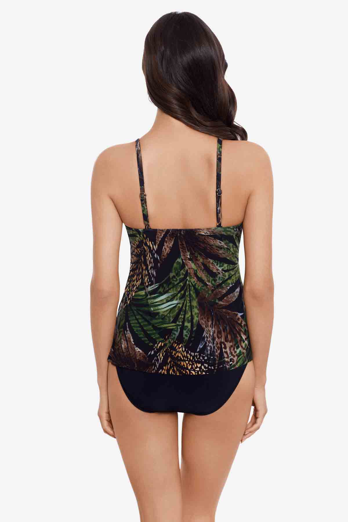 Miraclesuit Black/Multi Magicsuit Nighthawk Clo Tankini Top