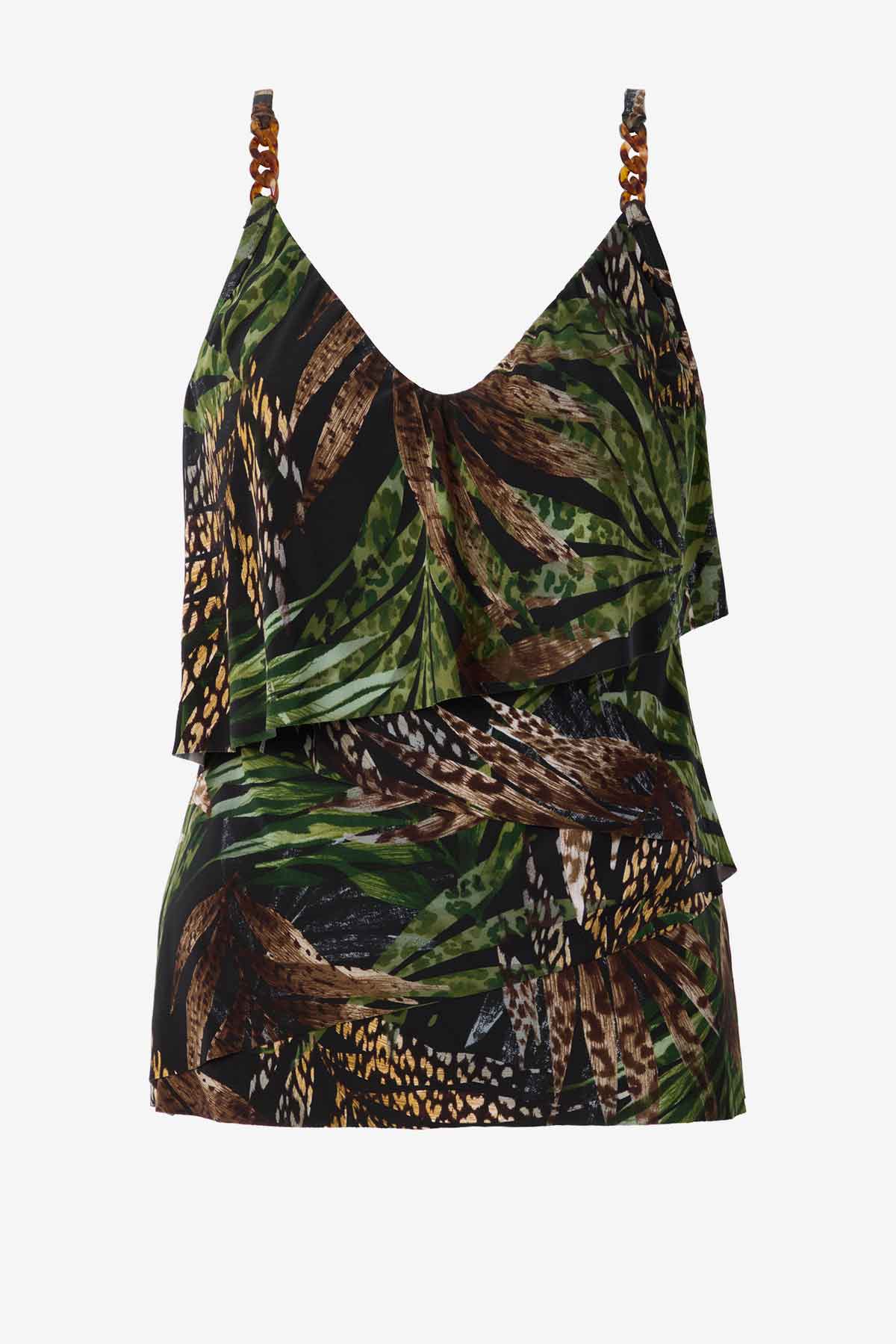 Miraclesuit Black/Multi Magicsuit Nighthawk Clo Tankini Top