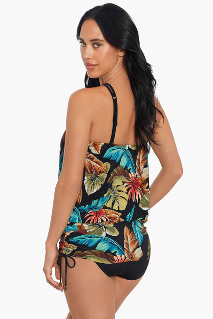 Miraclesuit Black/Multi Magicsuit Aloe Susan Adjustable One Piece Swimsuit