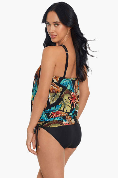 Miraclesuit Black/Multi Magicsuit Aloe Susan Adjustable One Piece Swimsuit