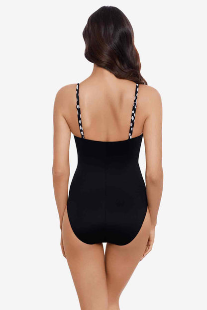 Miraclesuit Black/White Magicsuit Pebbles Lisa One Piece Swimsuit