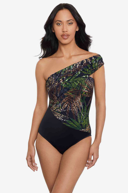 Miraclesuit Black/Multi Magicsuit Nighthawk Goddess One Piece Swimsuit