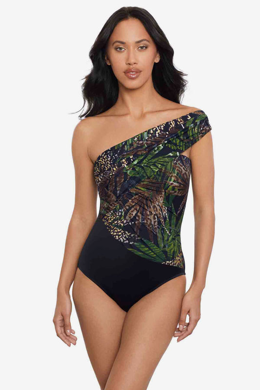 Miraclesuit Black/Multi Magicsuit Nighthawk Goddess One Piece Swimsuit