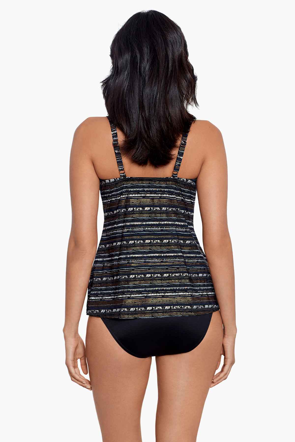 Miraclesuit Black/Multi Cypher Love Knot Tankini