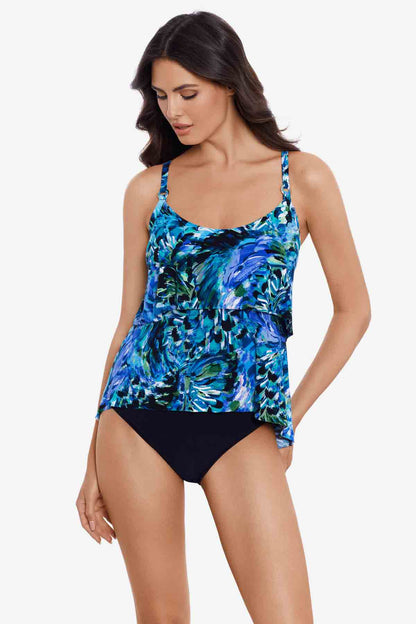 Miraclesuit Black/Multi Magicsuit Chanticleer Grace Tankini Top