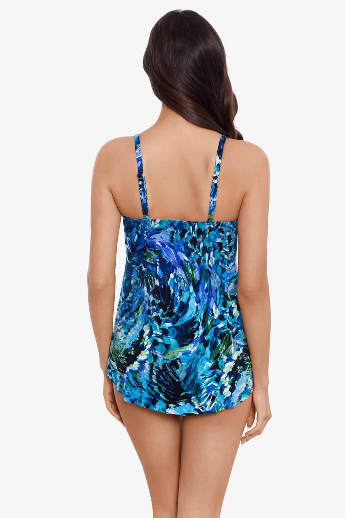 Miraclesuit Black/Multi Magicsuit Chanticleer Grace Tankini Top