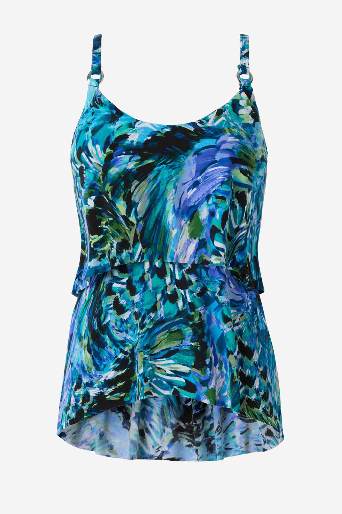 Miraclesuit Black/Multi Magicsuit Chanticleer Grace Tankini Top