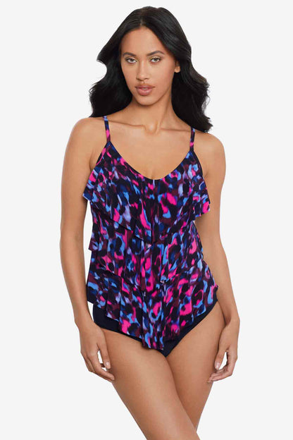 Miraclesuit Black/Multi Magicsuit Cherry Bomb Rita Tankini Top
