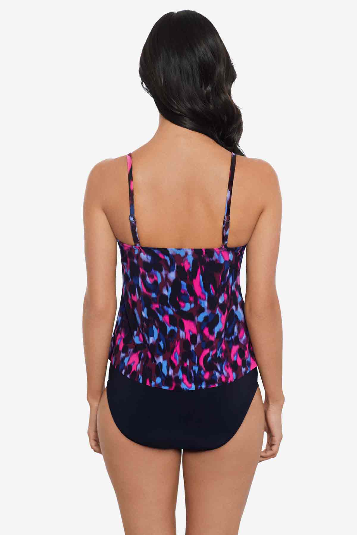Miraclesuit Black/Multi Magicsuit Cherry Bomb Rita Tankini Top