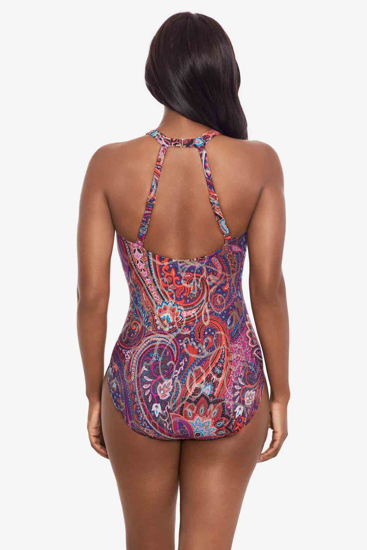Miraclesuit Multi Dynasty Wrapsody One Piece Swimsuit