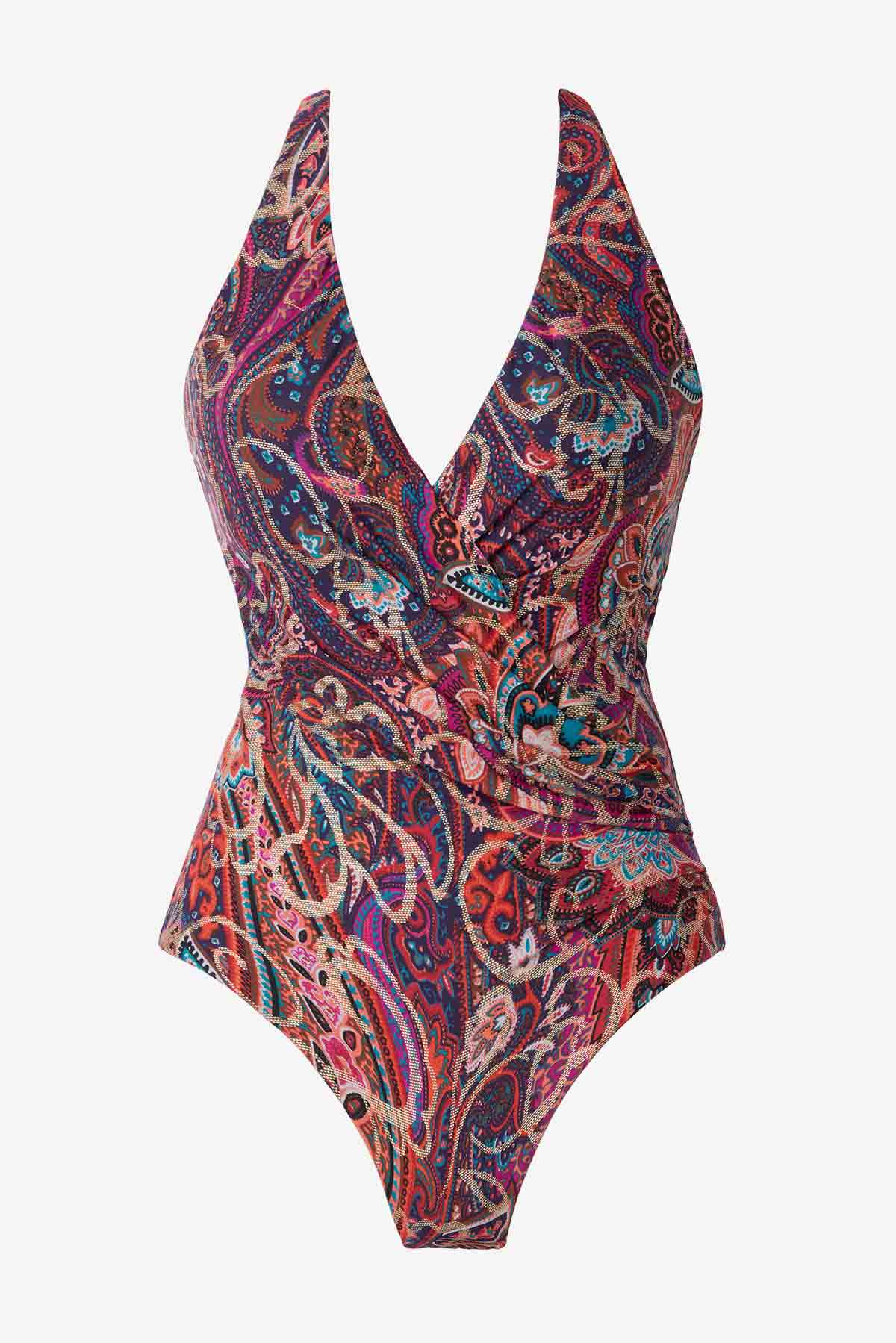 Miraclesuit Multi Dynasty Wrapsody One Piece Swimsuit