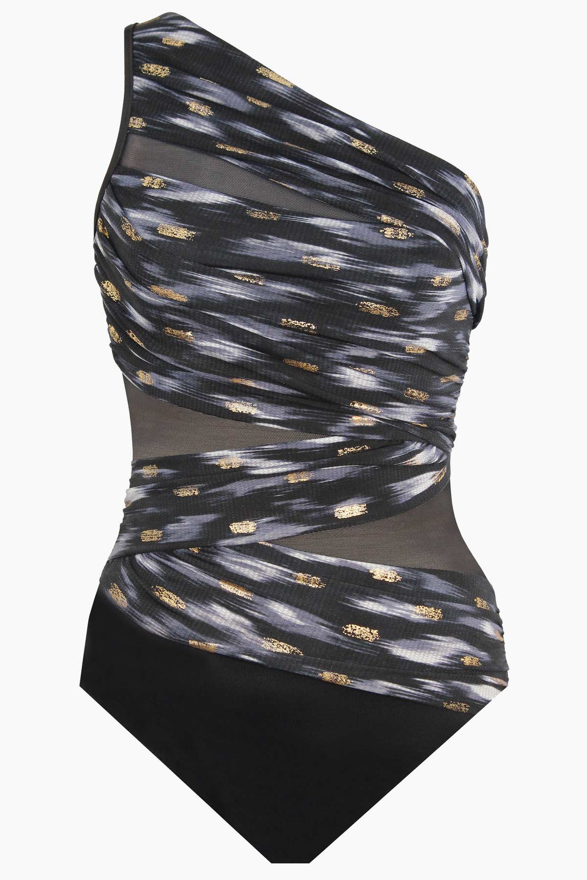 Miraclesuit Black/Multi Bronze Reign Jena One Piece Swimsuit