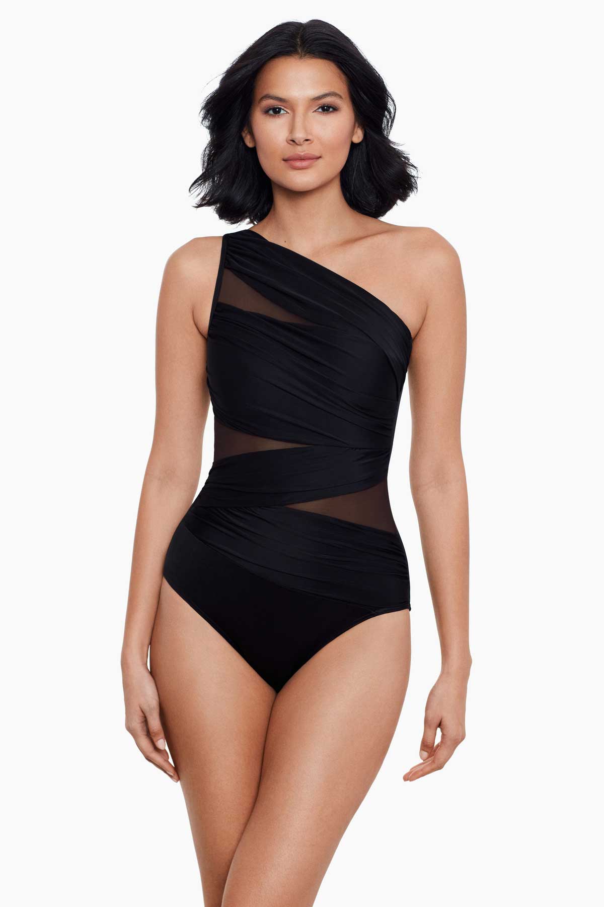 Miraclesuit White Network Jena One Piece Swimsuit