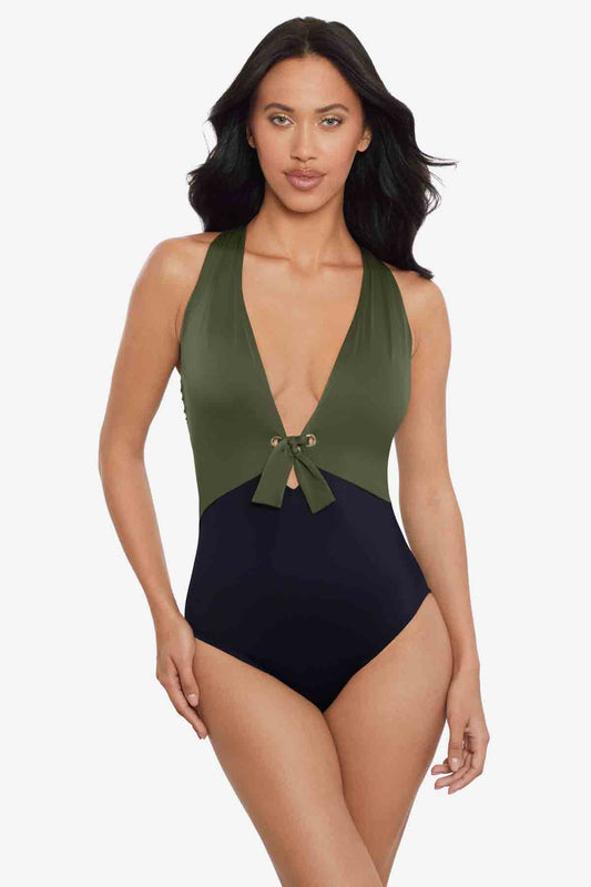 Miraclesuit Bamboo Magicsuit Juxtapose Halle One Piece Swimsuit