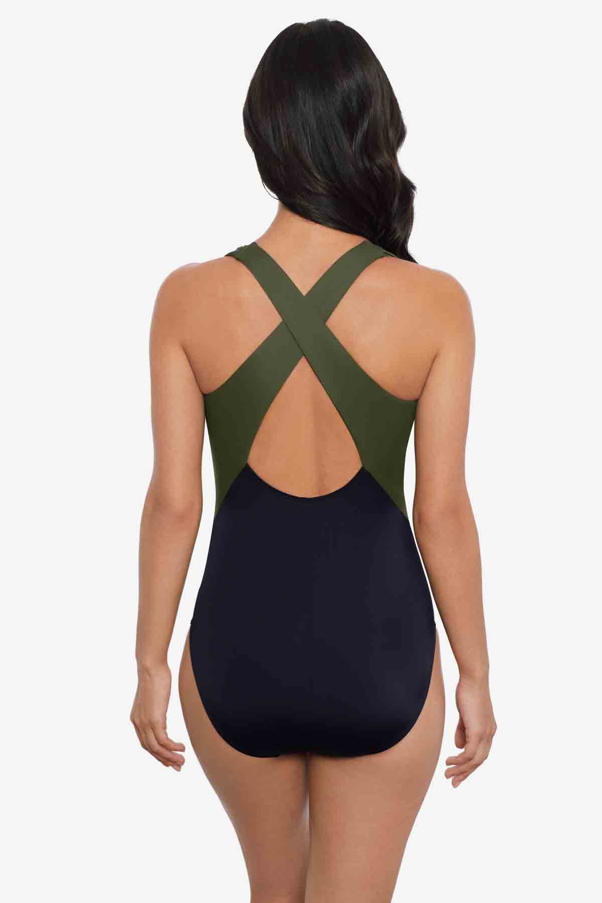 Miraclesuit Bamboo Magicsuit Juxtapose Halle One Piece Swimsuit
