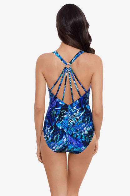 Miraclesuit Black/Multi Magicsuit Chanticleer Drew One Piece Swimsuit