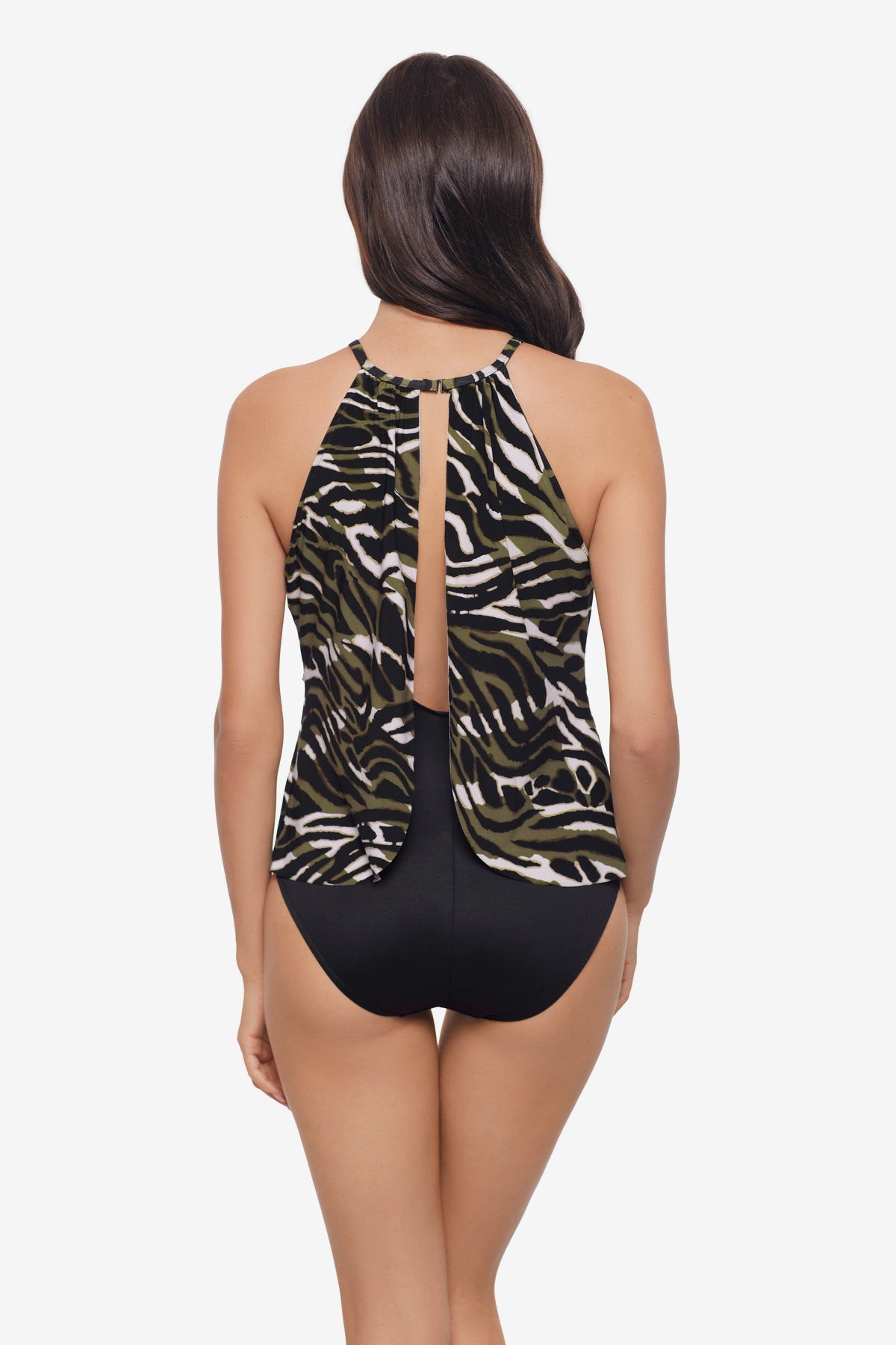 Miraclesuit Black/Multi Magicsuit Safari Sands Aubrey One Piece Swimsuit