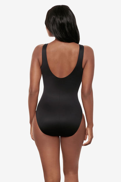 Miraclesuit Black/Multi Brio One Piece in Sparkle Sands