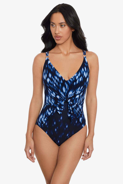 Miraclesuit Blue/Multi Magicsuit Indio Saki One Piece Swimsuit