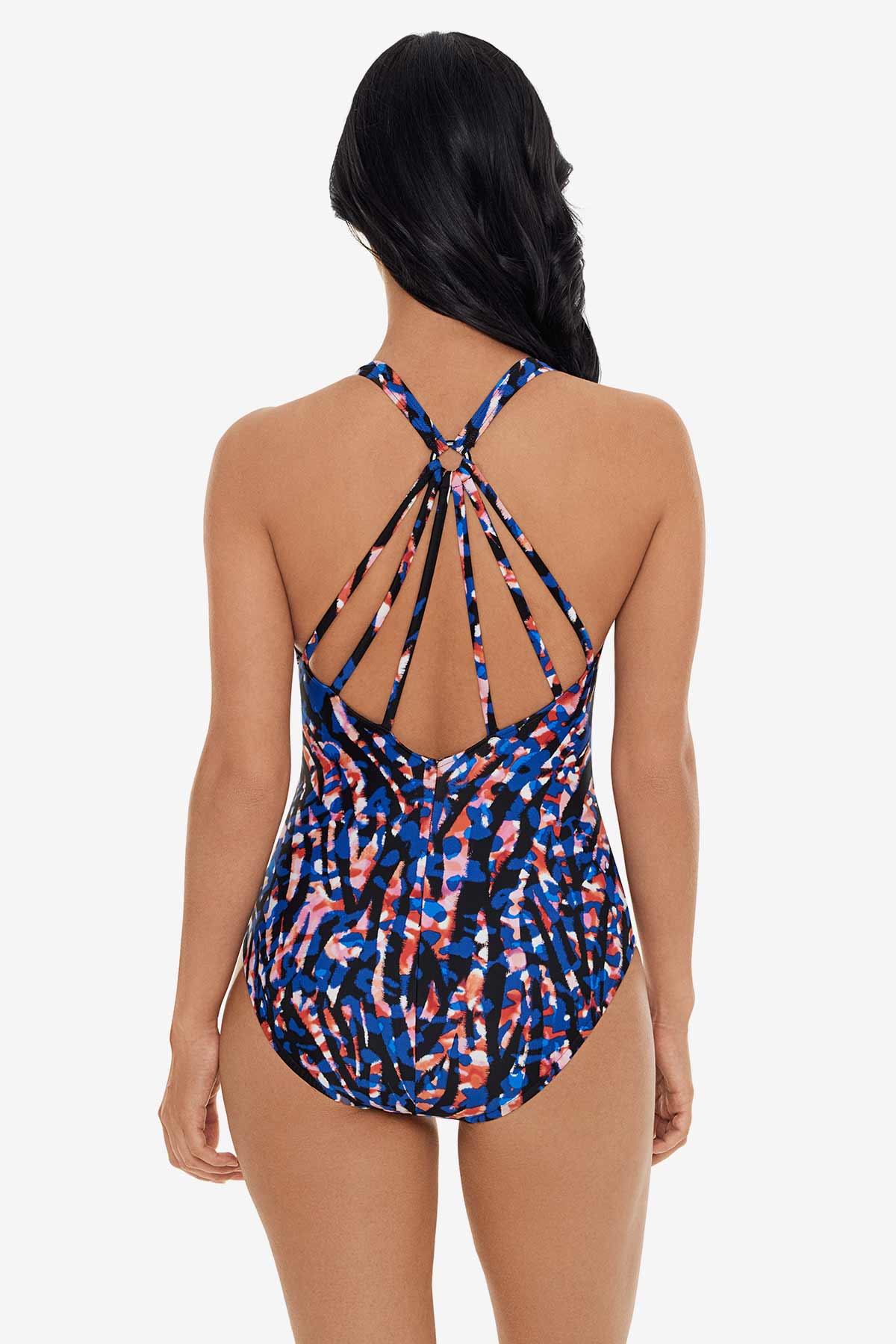 Miraclesuit Black/Multi Drew One Piece in Burano
