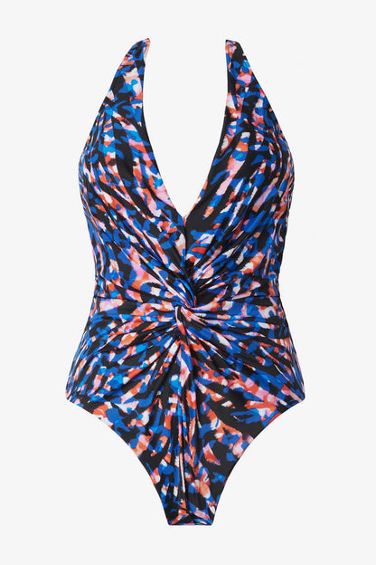 Miraclesuit Black/Multi Drew One Piece in Burano
