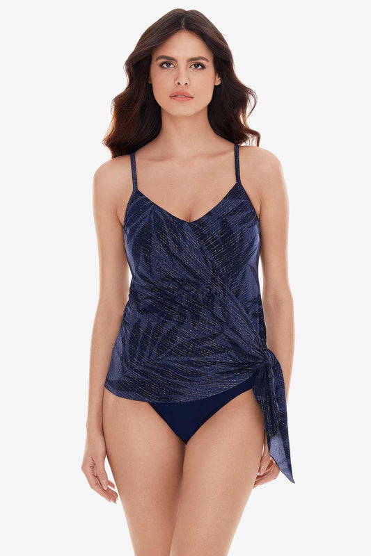 Miraclesuit Blue/Multi Alex Tankini Top in Kismet