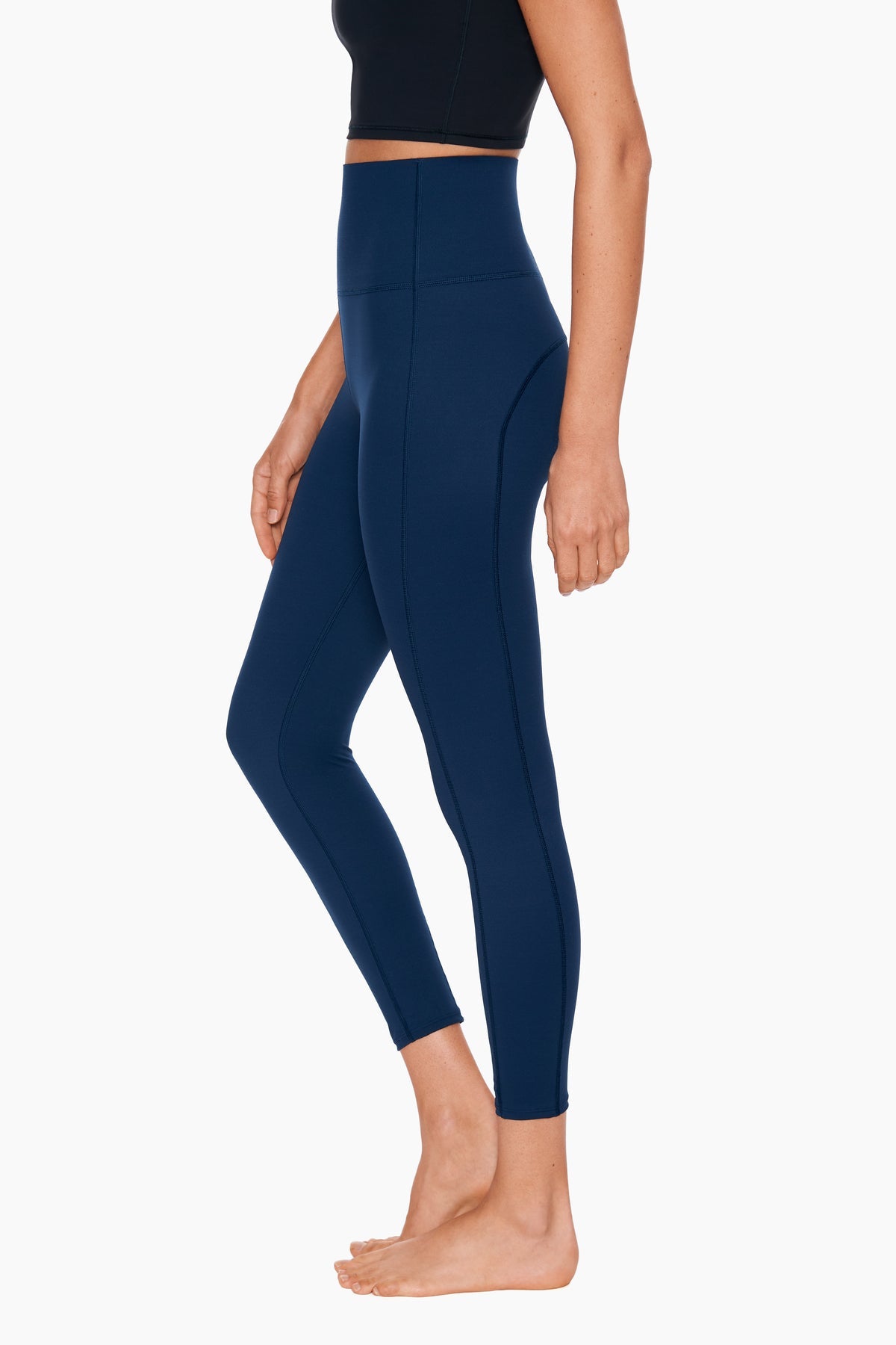 Miraclesuit Dress Blues Navy Stitch Tummy Control Performance Leggings