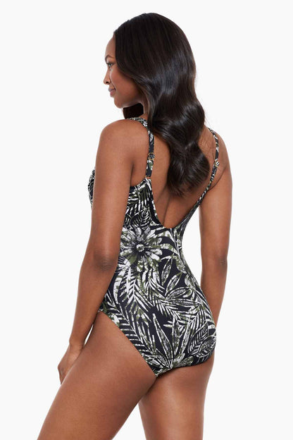 Miraclesuit Black/Multi Zahara Sanibel One Piece Swimsuit