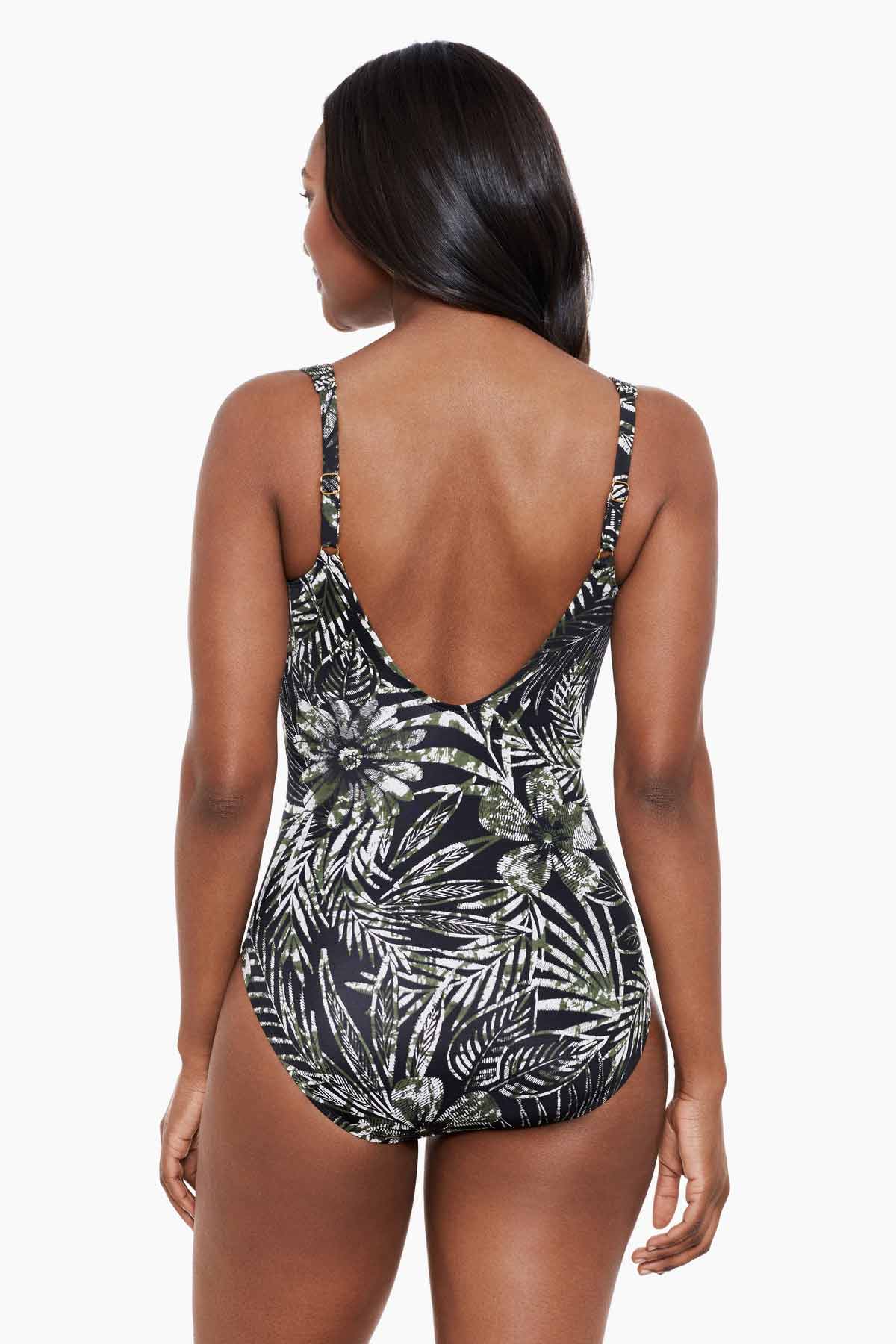 Miraclesuit Black/Multi Zahara Sanibel One Piece Swimsuit