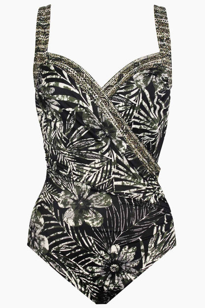 Miraclesuit Black/Multi Zahara Sanibel One Piece Swimsuit