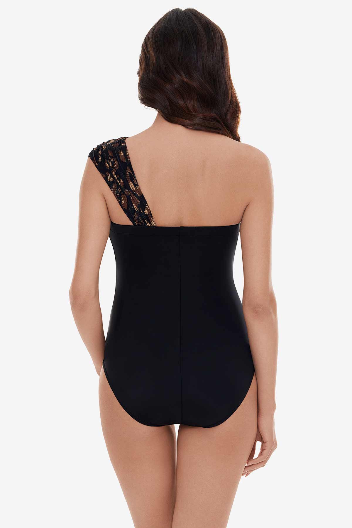 Miraclesuit Black/Brown Goddess One Piece in La Paz