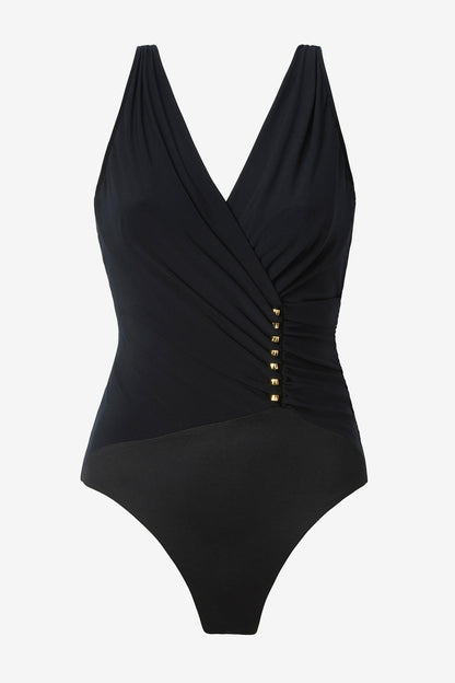 Miraclesuit Black Bindy One Piece in Boba