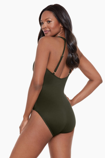 Miraclesuit Sangria Illusionists Wrapture One Piece Swimsuit