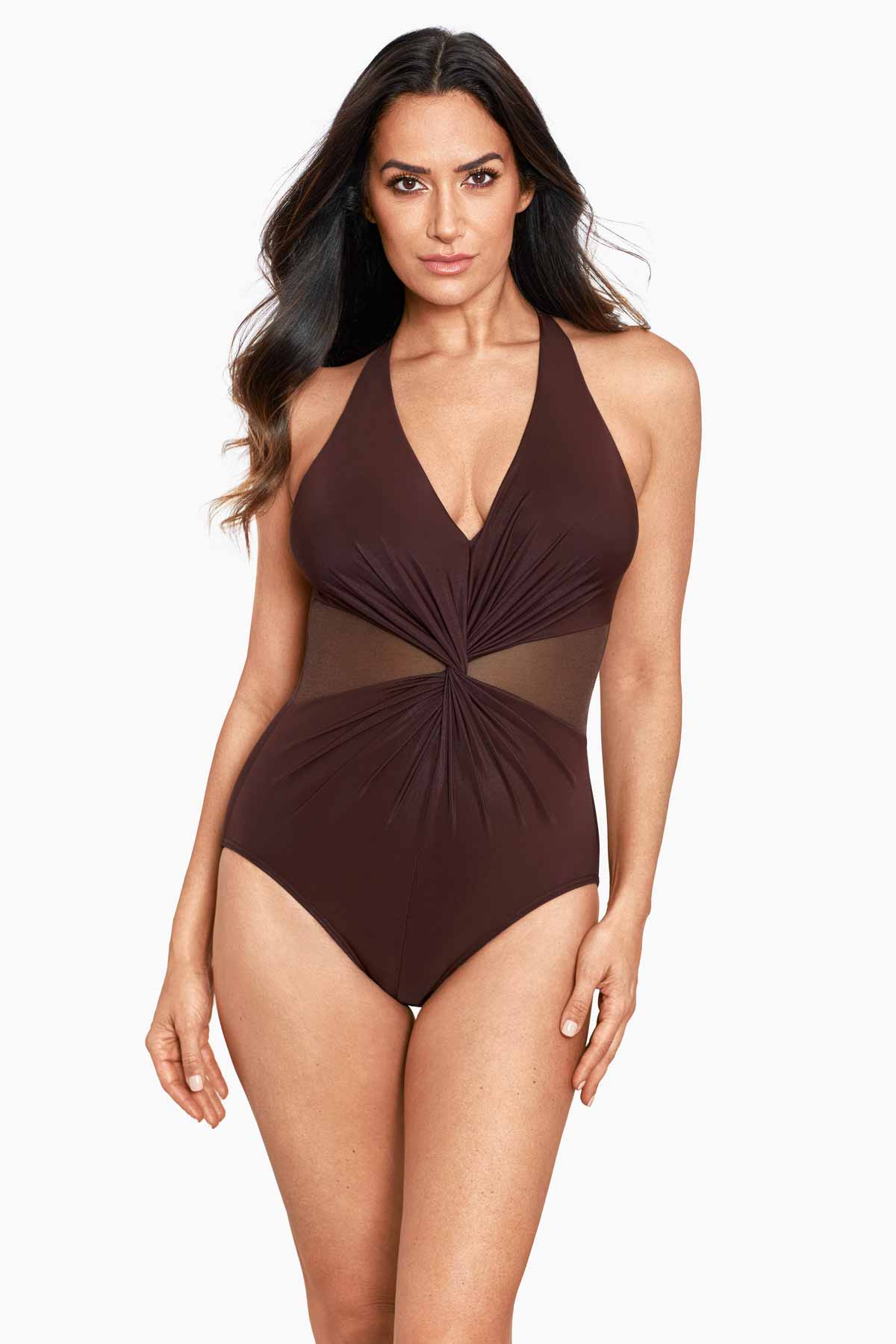 Miraclesuit Sangria Illusionists Wrapture One Piece Swimsuit