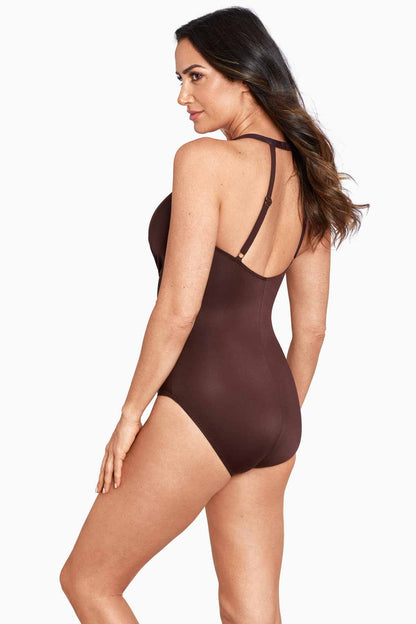 Miraclesuit Sangria Illusionists Wrapture One Piece Swimsuit