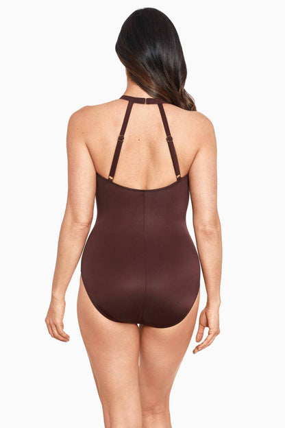 Miraclesuit Sangria Illusionists Wrapture One Piece Swimsuit