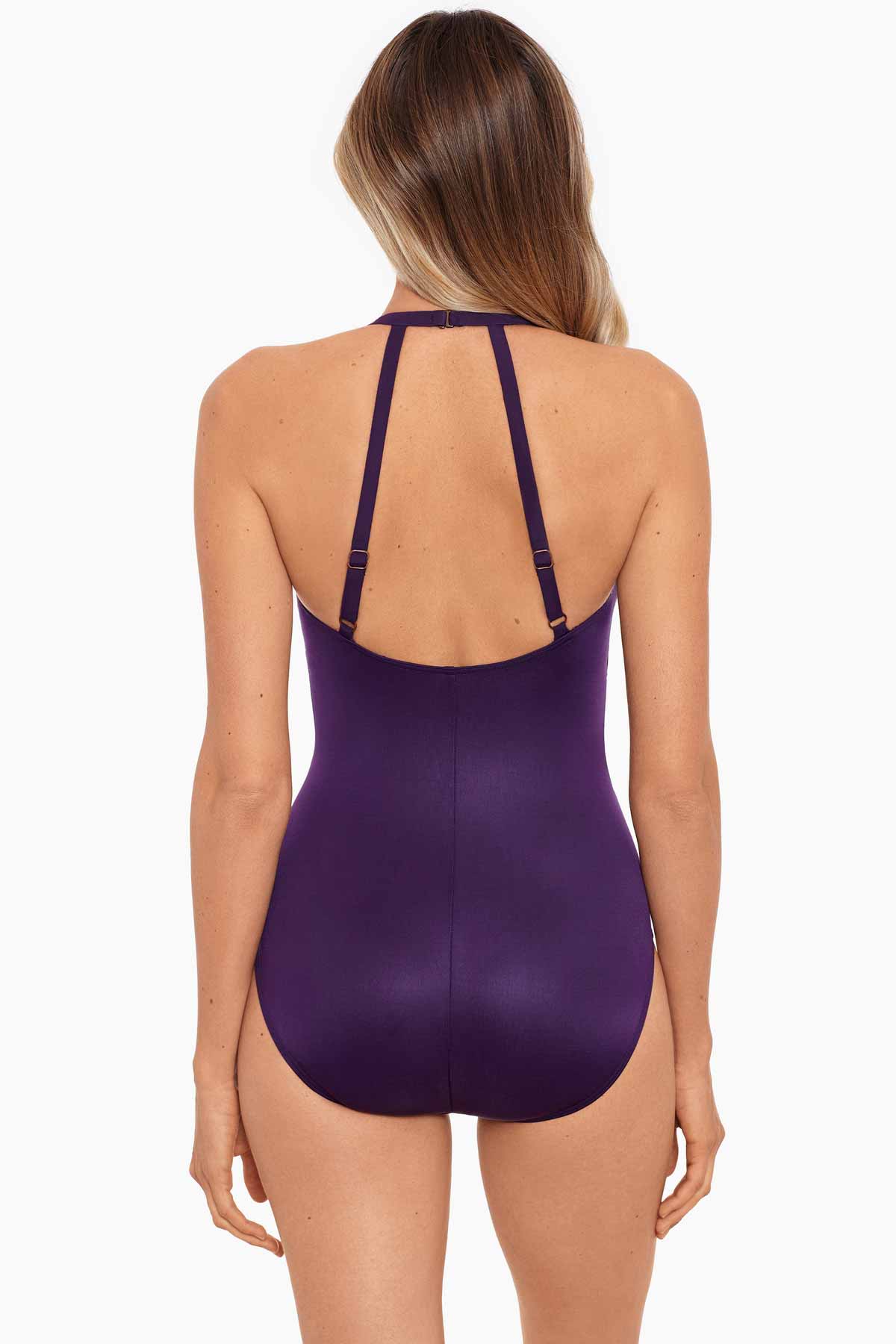Miraclesuit Sangria Illusionists Wrapture One Piece Swimsuit